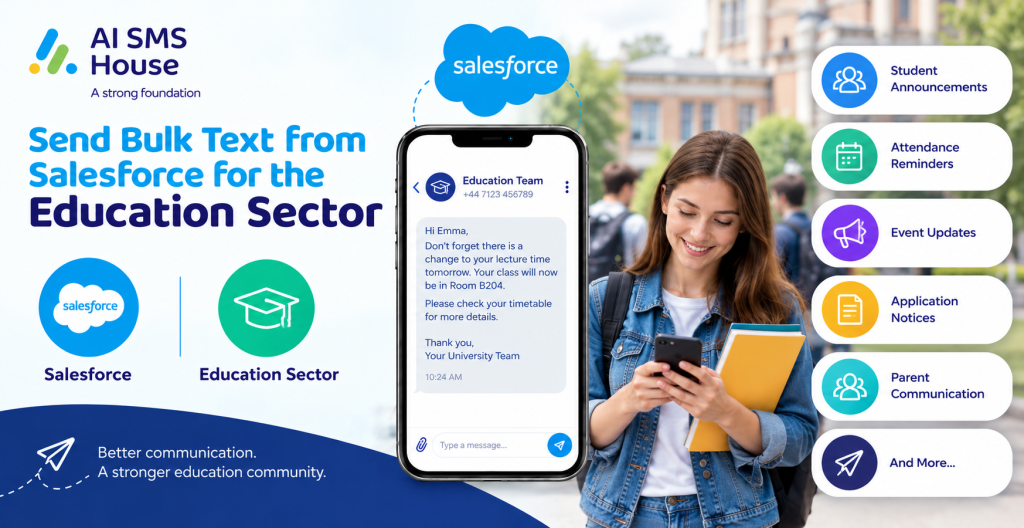 Send Bulk Text from Salesforce for the Education Sector
