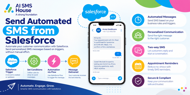 send automated sms frm salesforce