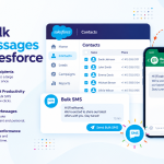 send bulk sms message from salesforcee