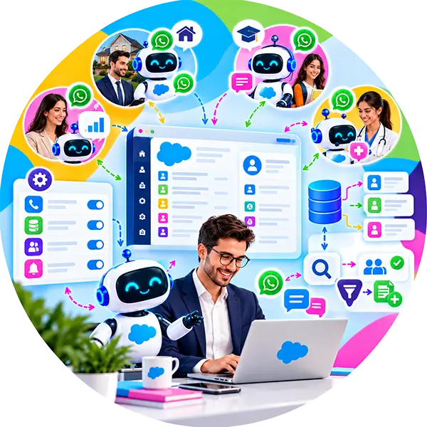 Use Multiple Agentforce AI Agents Across Your Sales, Service and Marketing Multiple Processes