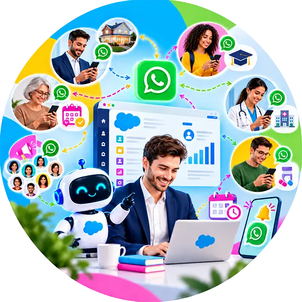 Including Sending Bulk WhatsApp Messages from Salesforce